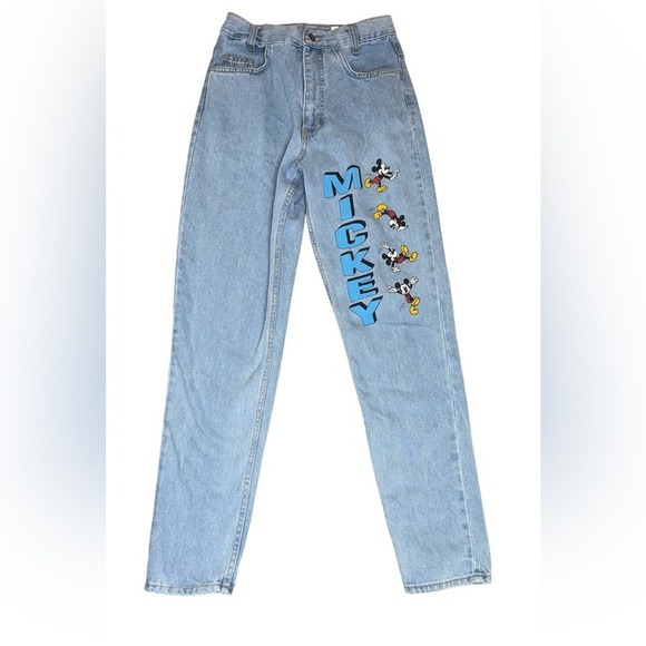 Mickey Mouse Light Blue Jeans - Picture 2 of 6